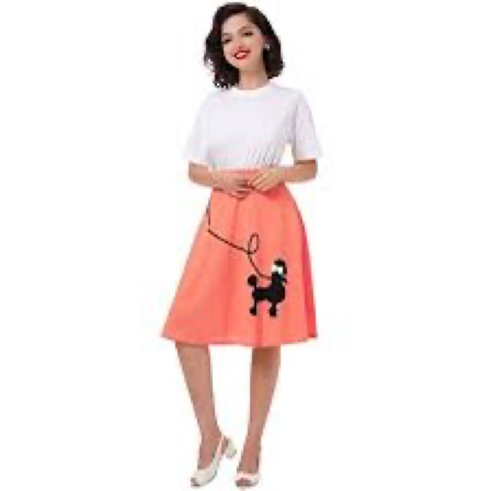 Pink Poodle Skirt Costume S/M